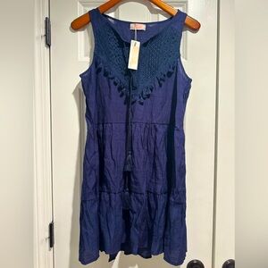 C+D+M Never worn navy knee length dress sizeM
